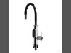 Torneira instantânea de água quente para cozinha, torneira elétrica de aço inoxidável com aquecedor de água instantâneo