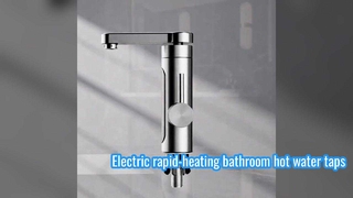Aquecedor elétrico de água para banheiro, torneiras com aquecimento instantâneo para banheiro, água quente para banheiro com aquecimento instantâneo