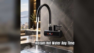 Aço inoxidável 304, torneiras de cozinha e banheiro, torneiras elétricas de aquecimento instantâneo