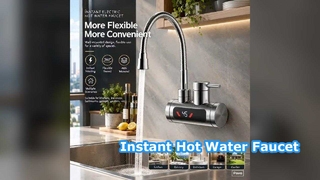 Torneiras elétricas de água quente para pias de cozinha Torneiras para aquecedores elétricos de água sem tanque
