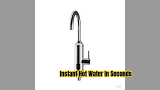 Torneira elétrica instantânea de água quente, 3300 W, aquece água em 3–5 segundos, adequada para uso em cozinha