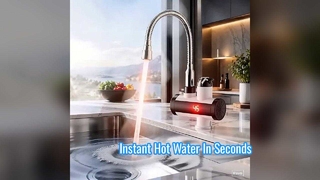 Torneira de água quente instantânea com display de temperatura LEDTorneiras para aquecedores elétricos de água sem tanque