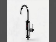 Torneira instantânea de água quente para cozinha, torneira de aço inoxidável, válvulas elétricas de água