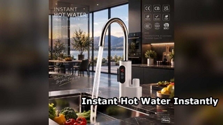 Torneira de água quente instantânea para sua cozinha Torneiras de cozinha e banheiro, torneiras elétricas de aquecimento instantâneo