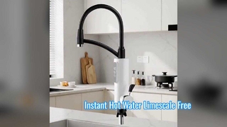 Solução de cozinha sem calcário para torneira de água quente instantânea