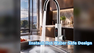 O design separa água e eletricidade, tornando-o mais seguro de usar do que os elementos de aquecimento tradicionais