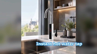 Material ABS, torneira aquecedora de água elétrica Torneira de aquecimento instantâneo/torneira de água quente instantânea