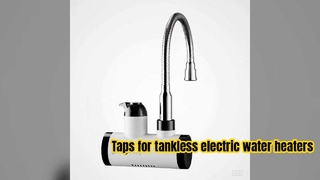 Torneira elétrica instantânea para banheiro de água quenteMateriais, torneiras elétricas para aquecedor de água Torneiras de aquecimento instantâneo